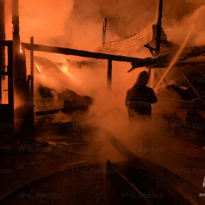 Пожар погубил недостроенный дом в Буланаше