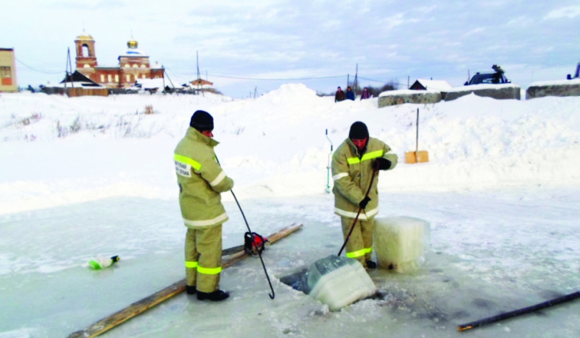 Купель на Крещение будет на реке у плотины в селе Покровское. Помните о безопасности!