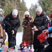 Православная молодежь Артемовского дружным веселым турпоходом отметила праздник Сретенья