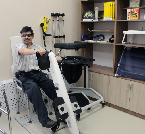 В Центре проката есть тренажеры, инвалидные коляиски и  другие приспособления для облегчения жизни тех, у кого есть проблемы со здоровьем.