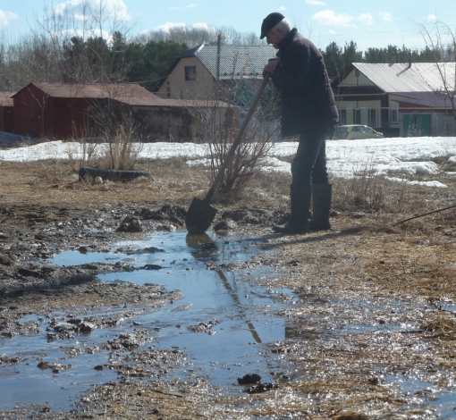 вода поднимается