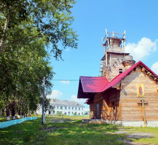 В селе возведен новый красивый храм.