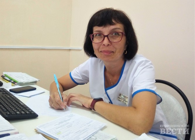 Татьяна Владимировна Баченина работает участковым терапевтом. Фото: сайт АЦРБ.