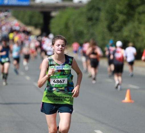 Чемпионка марафона Анна Копарушкина оставила соперников далеко позади.