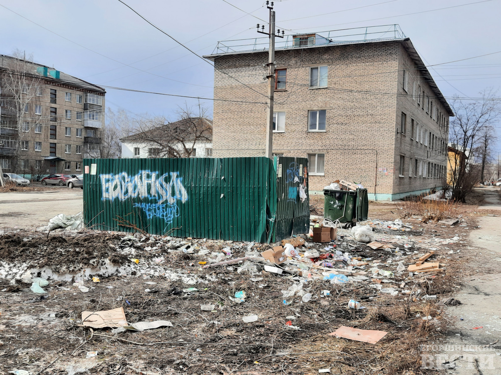 У контейнеров на Комсомольской в городе - бардак. Фото: Михаил Дудин, 