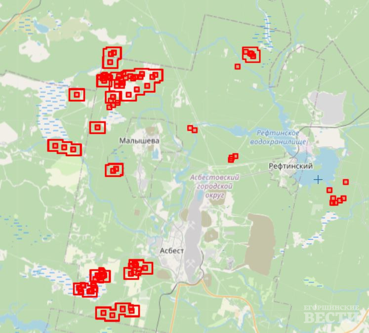 Пожары в свердловской области карта со спутника в реальном времени