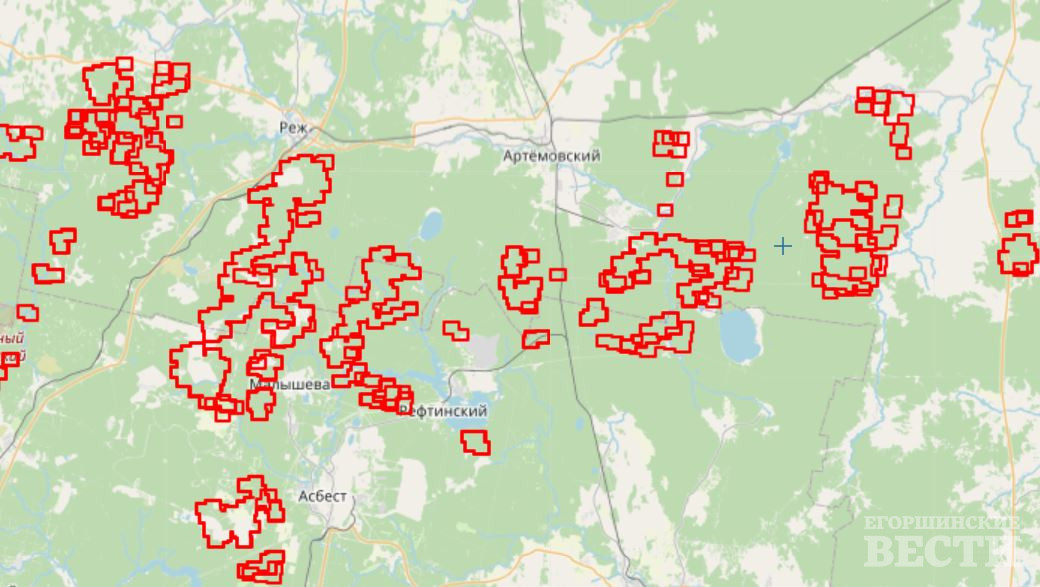 Пожары в кировской области карта