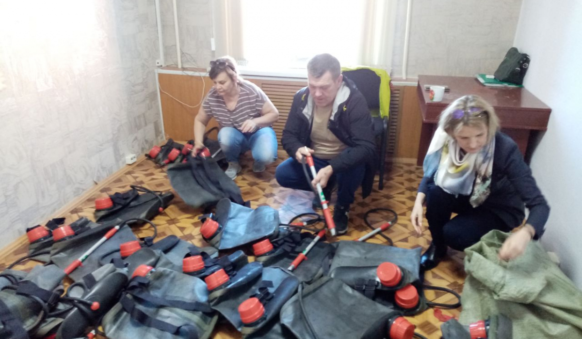 В Артемовском округе четвертый день идет борьба с лесными пожарами