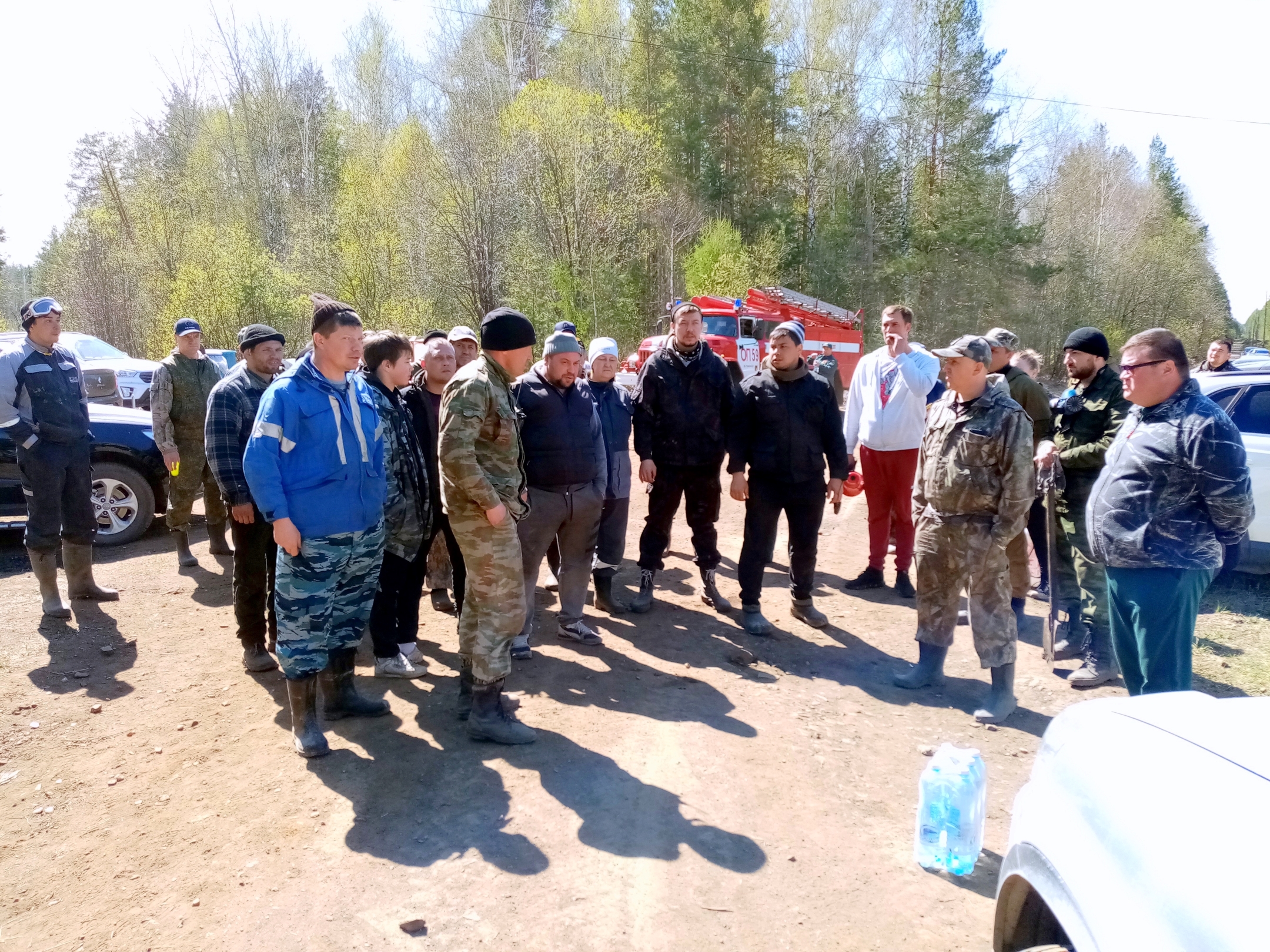 Объединившись, отстояли родные дома. Пожарные, авиалесоохрана и добровольцы  9 мая блокировали огонь в лесу