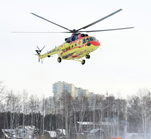 Вертолет зимой будет доставлять пациентов, летом - тушить лесные пожары.
