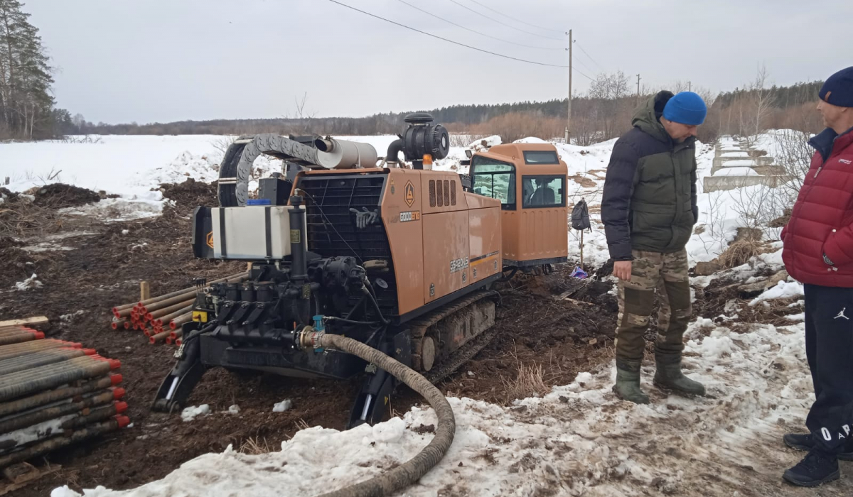 Реку прокололи, ждем бурения сважин. В Буланаше идут работы по нацпроекту  