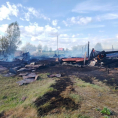Десять домов в Артинском районе сгорели из-за стеклянной банки?
