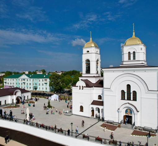 Православный комплекс открыли по чертежам и фото святыни, разрушенной в 1930 году