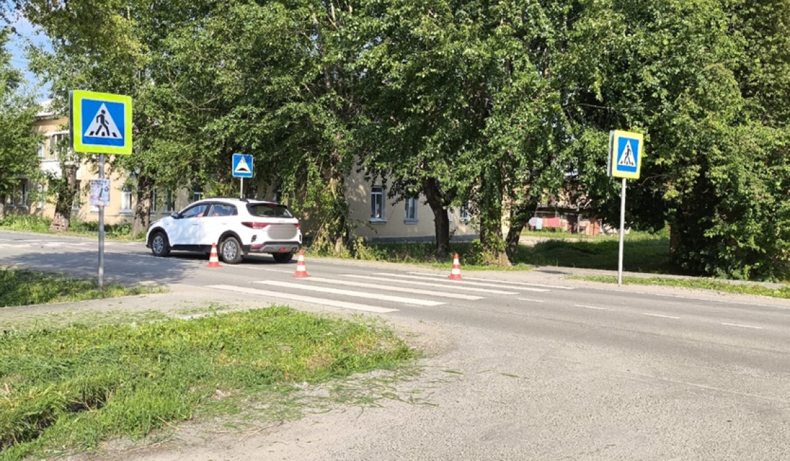 На переходе в Артемовском иномарка сбила женщину-пешехода