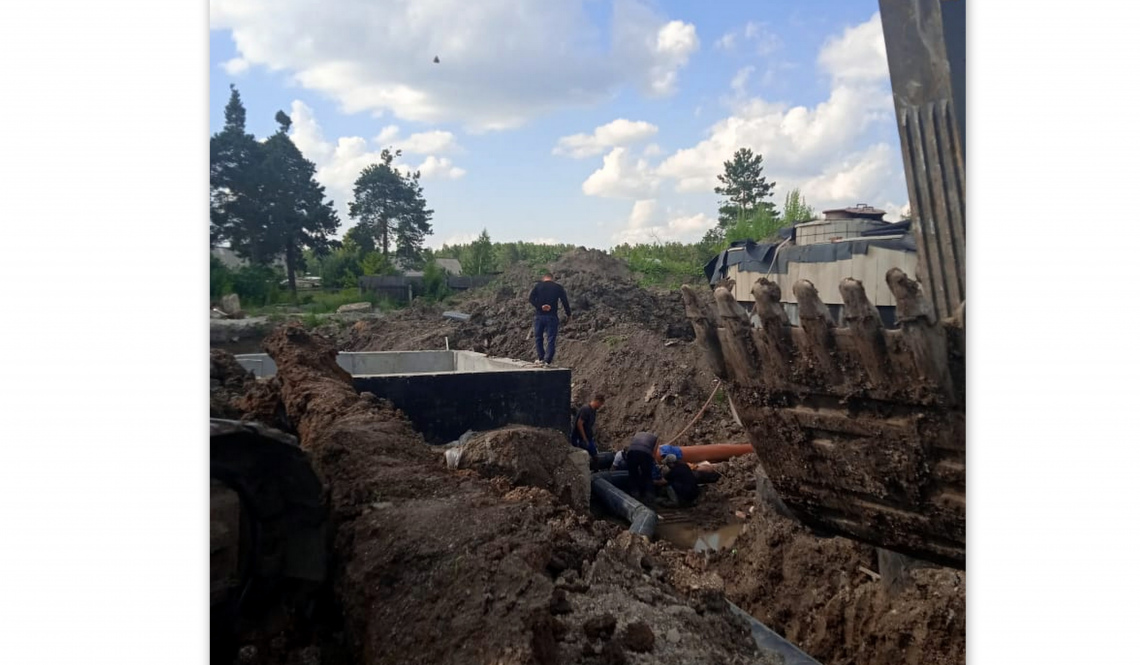 В поселке Буланаш возобновилась реконструкция системы водоснабжения