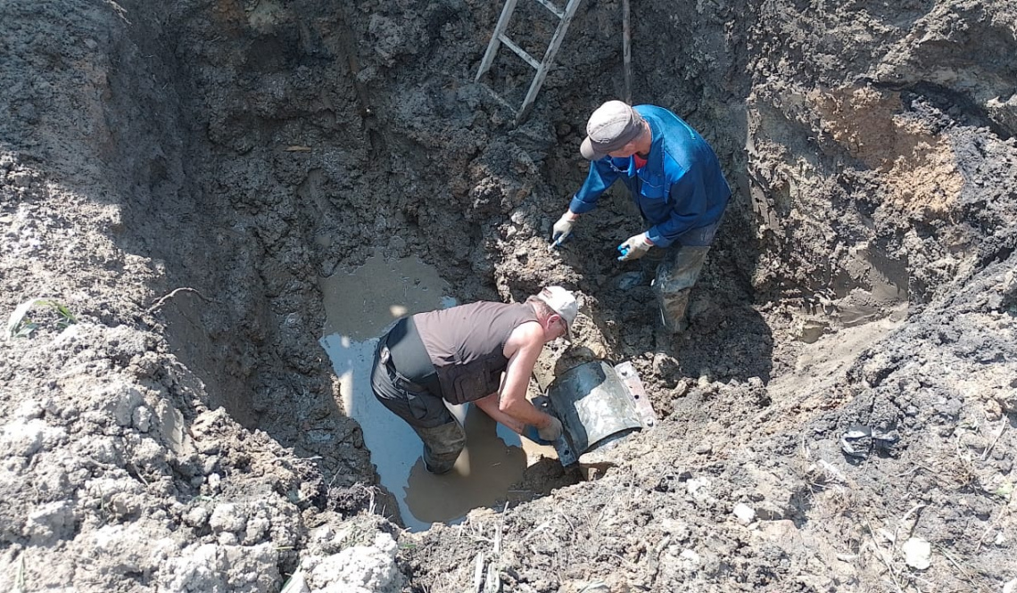 На Буланаше устраняли очередной порыв на водоводе